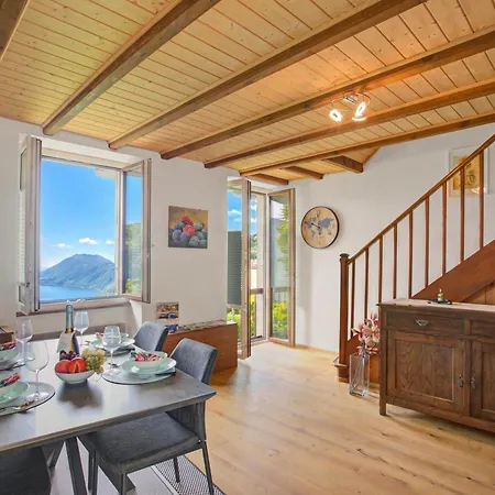 Angelina: Panoramic View House On Monte Bre | Terrace & Balcony - Happy