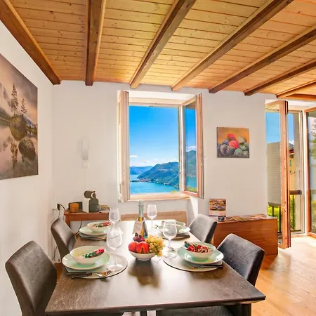 Angelina: Panoramic View House On Monte Bre | Terrace & Balcony - Happy * Lugano