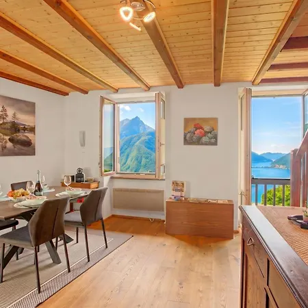 Angelina: Panoramic View House On Monte Bre | Terrace & Balcony - Happy