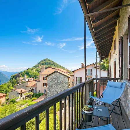 Vakantiehuis Angelina: Panoramic View House On Monte Bre | Terrace & Balcony - Happy Lugano